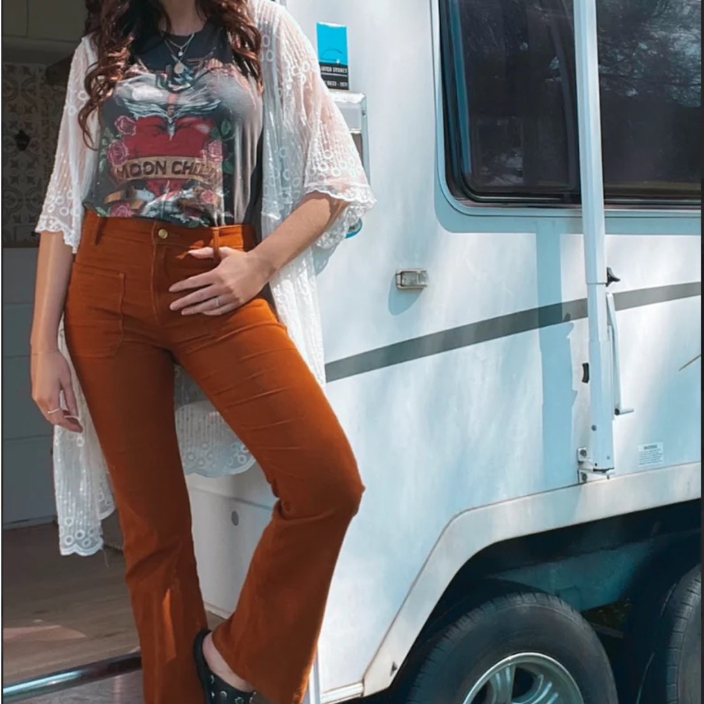 The Wanderer Corduroy Flare in Rust